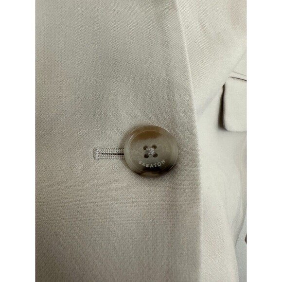 Babaton Atelier Aritzia Women's Oversized Single Breasted Blazer Cream Size 1 - Picture 7 of 10